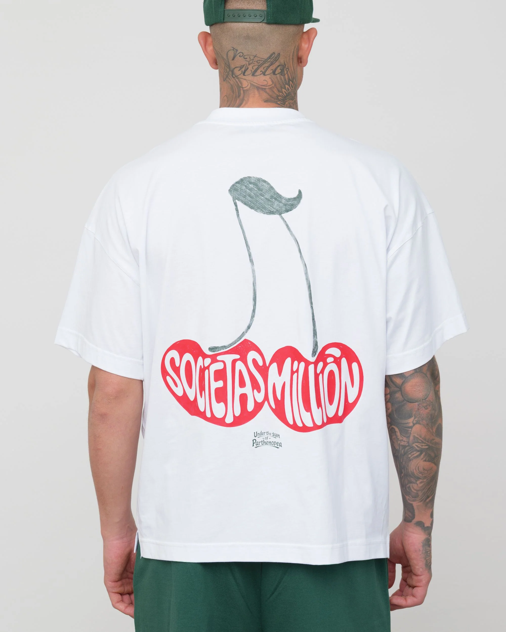 T-Shirt Ciliegie Bianca - Image 4